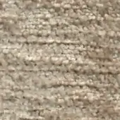 Beige fabric swatch with granular texture, horizontal striations, and brown speckles; labeled “swan > fabric (h) > h 637” in sans-serif text.